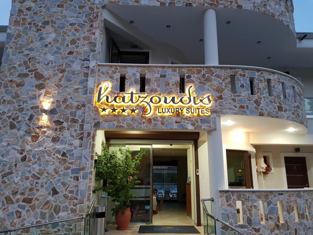 Hatzoudis Luxury Suites Chrysi Ammoudia Ngoại thất bức ảnh